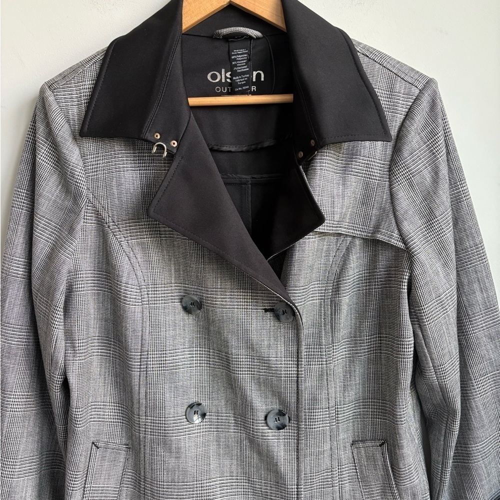 OLSEN- OUTDOOR "WIND & WEATHER" COLLECTION-Double Breasted Trench Coat Large